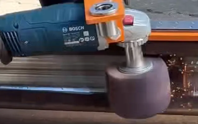 Electric Rail Web Rust Removal Machine high quality